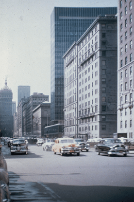 lever and surrounding buildings in the 20th century